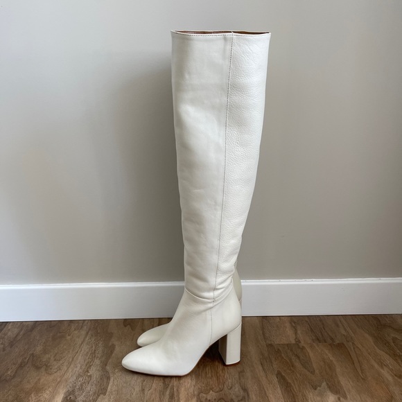 zara cream boots
